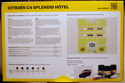 1928 Citroen C 4 Splendid 1:24 Heller 80713 wieder neu 2020