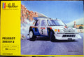 Heller 80716 1986 Peugeot 205 EV2  Rallye Tour de Corse 1:24