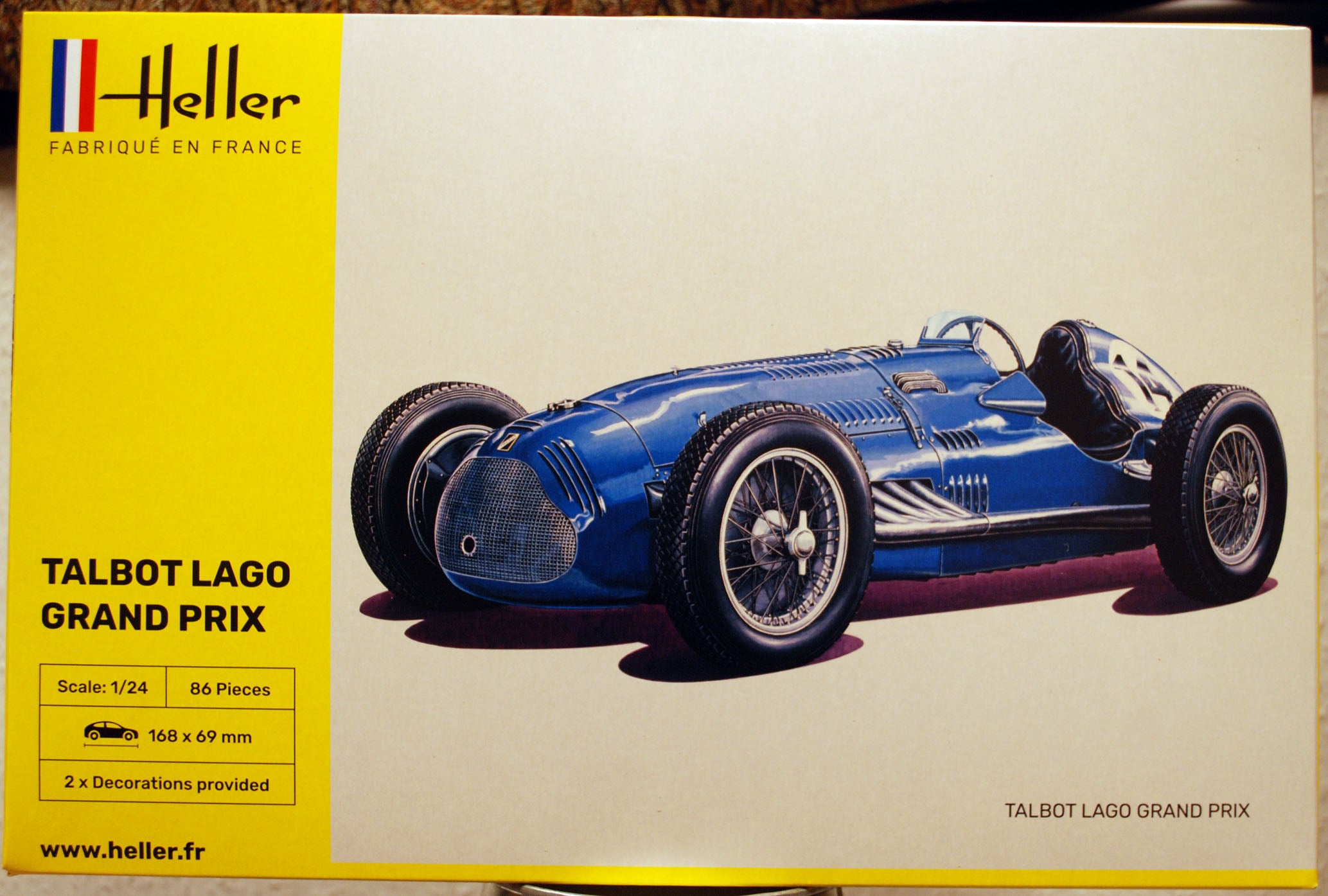 Heller 80721 1947 - 1951 Talbot Lago GP Grand Prix F1 1:24