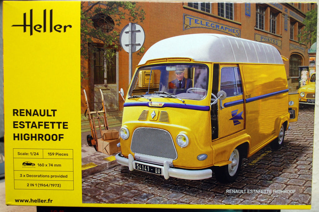 Heller 80740 1964 Renault Estafette Highroof 1:24 Neu 2022