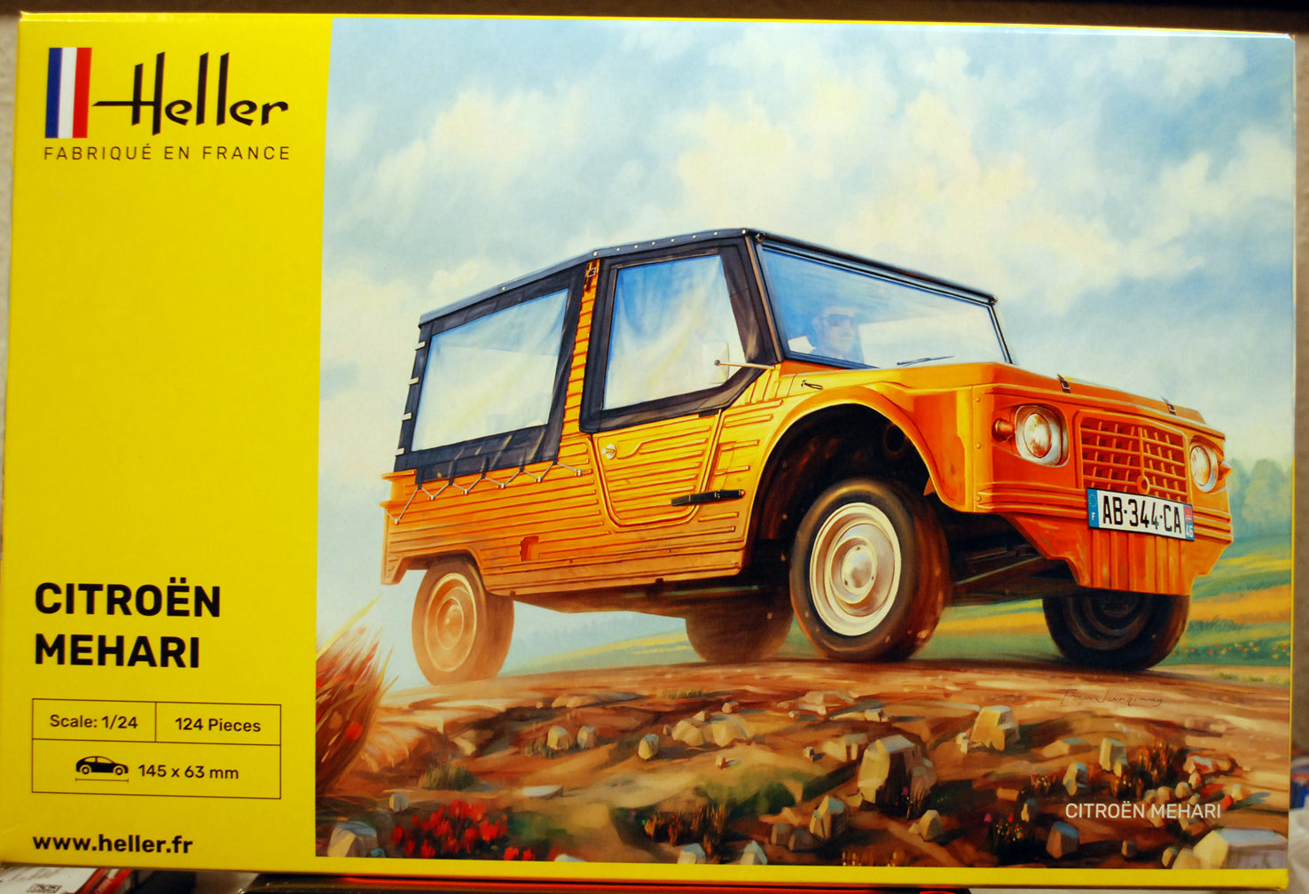 1968 Citroen Mehari, 1:24, Heller 80760, neu neu 2016 neu komplett neu