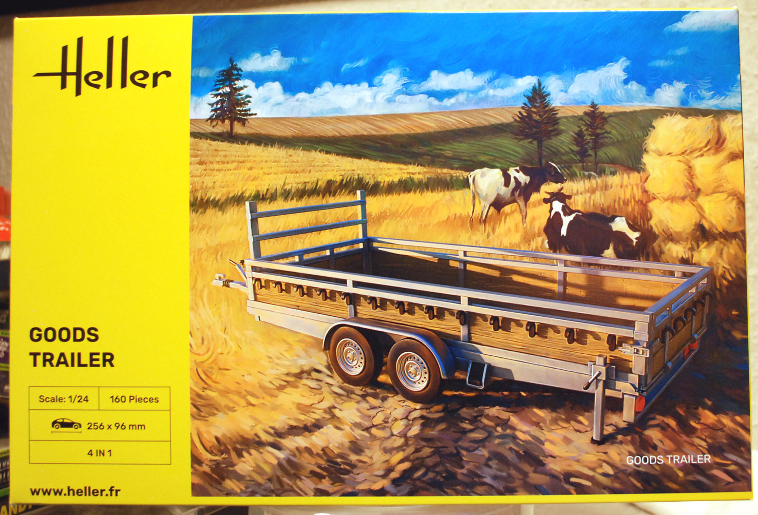 Heller 80778 Motocycle Transporter 4´n1 Goods Trailer 1:24 neu 2024