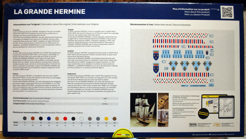 1534 La Grand Hermine Expeditionsschiff 1:150 Heller 80841