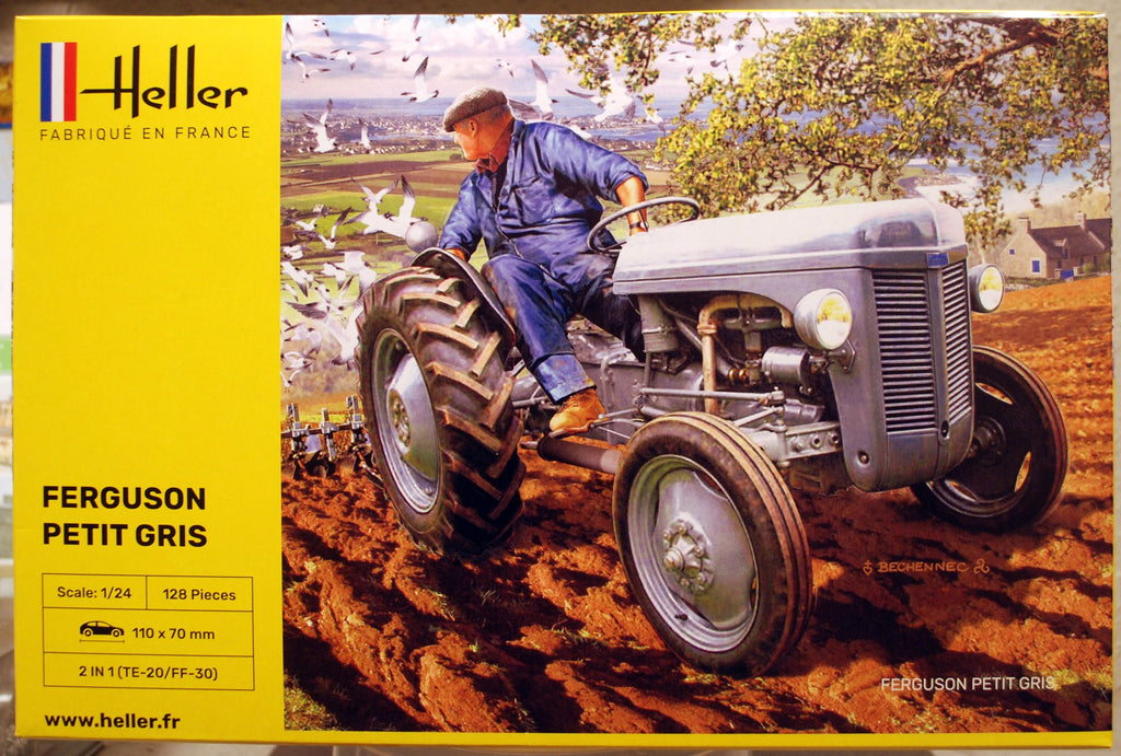 Heller 81401 1946 Ferguson TE-20 Petit Gris 1:24