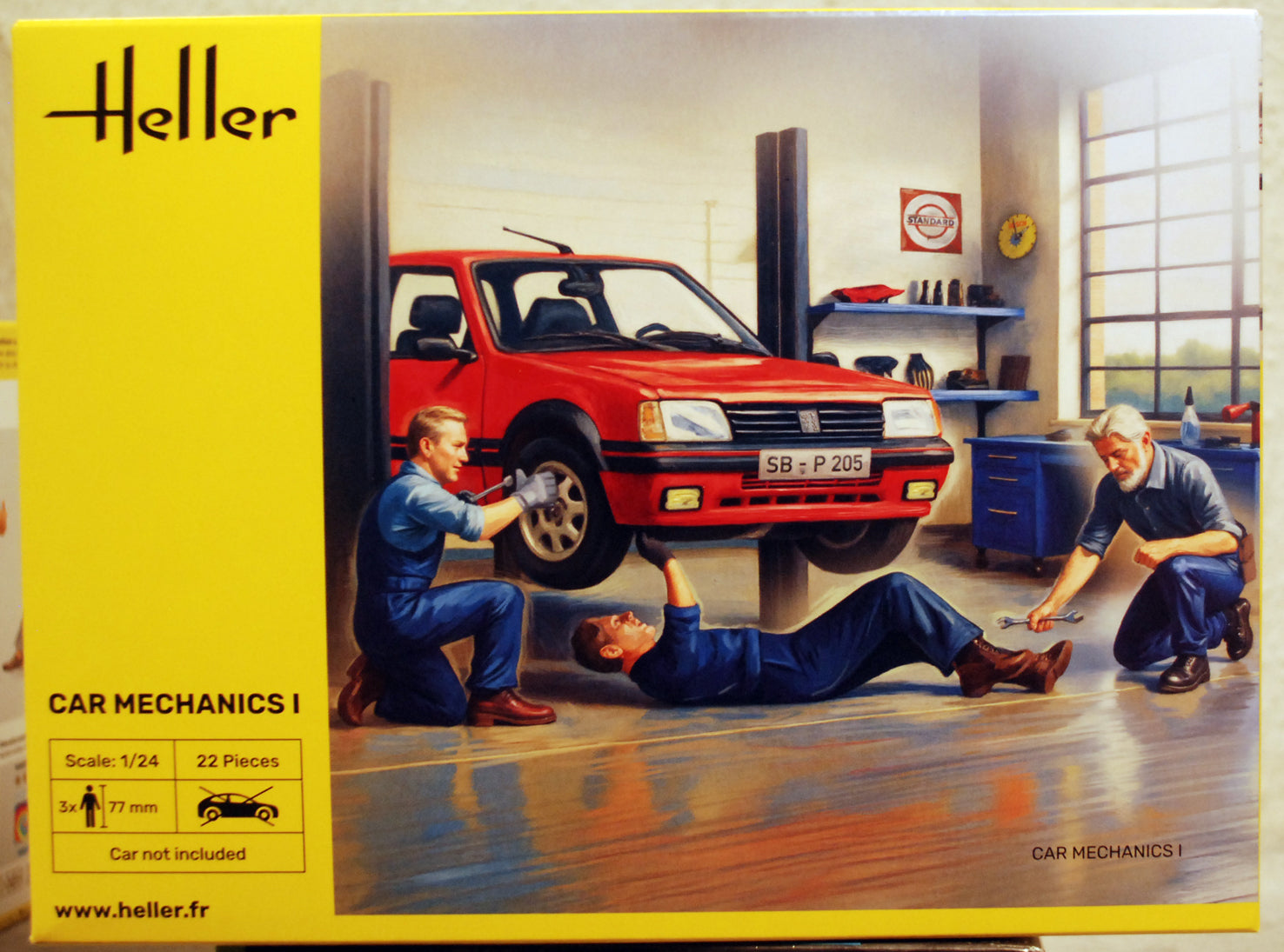 Heller 82755 Car Mechanics I Auto Werkstatt Schrauber 1:24 Bausatz neu 2025