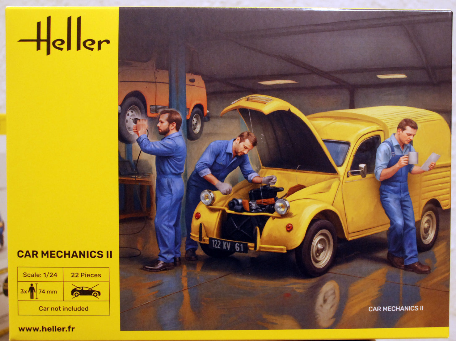 Heller 82756 Car Mechanics II Auto Werkstatt Schrauber 1:24 Bausatz neu 2025