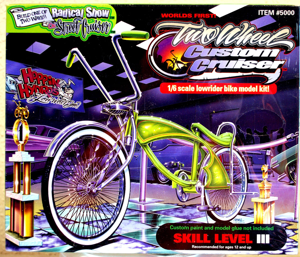 Hoppin Hydros 5000 Lowrider Bicycle 2´n1 Radical Show or Street Cruiser 1:6