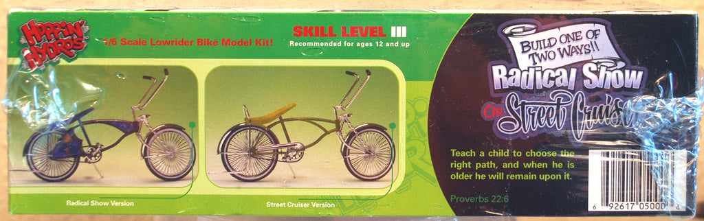 Hoppin Hydros 5000 Lowrider Bicycle 2´n1 Radical Show or Street Cruiser 1:6