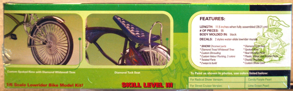 Hoppin Hydros 5000 Lowrider Bicycle 2´n1 Radical Show or Street Cruiser 1:6