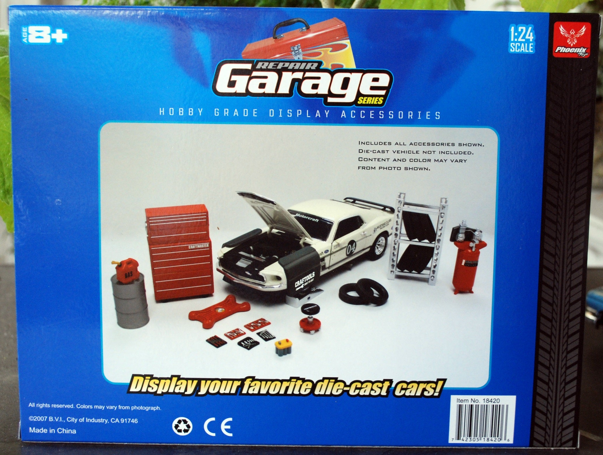 Hobby Gear 18420 Garage Werkstatt Zubehör Repair Garage 1:24
