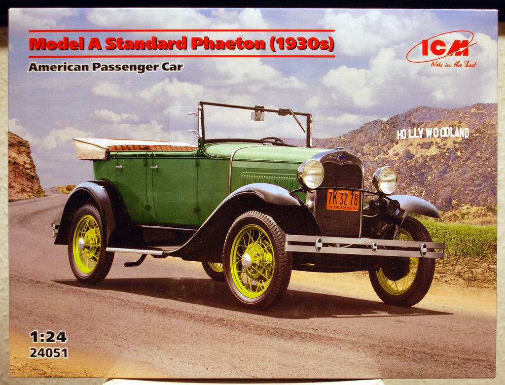 ICM 24051 1930 Ford Model A Standard Phaeton open Top 1:24  neu 2024