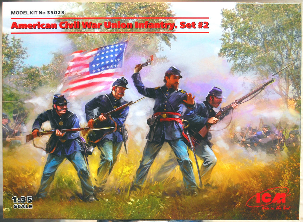 ICM 35023 American Civil War Union Infantry Set #2 1:35