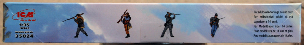 ICM 35024 American Civil War Confederate Infantry Set #2 1:35