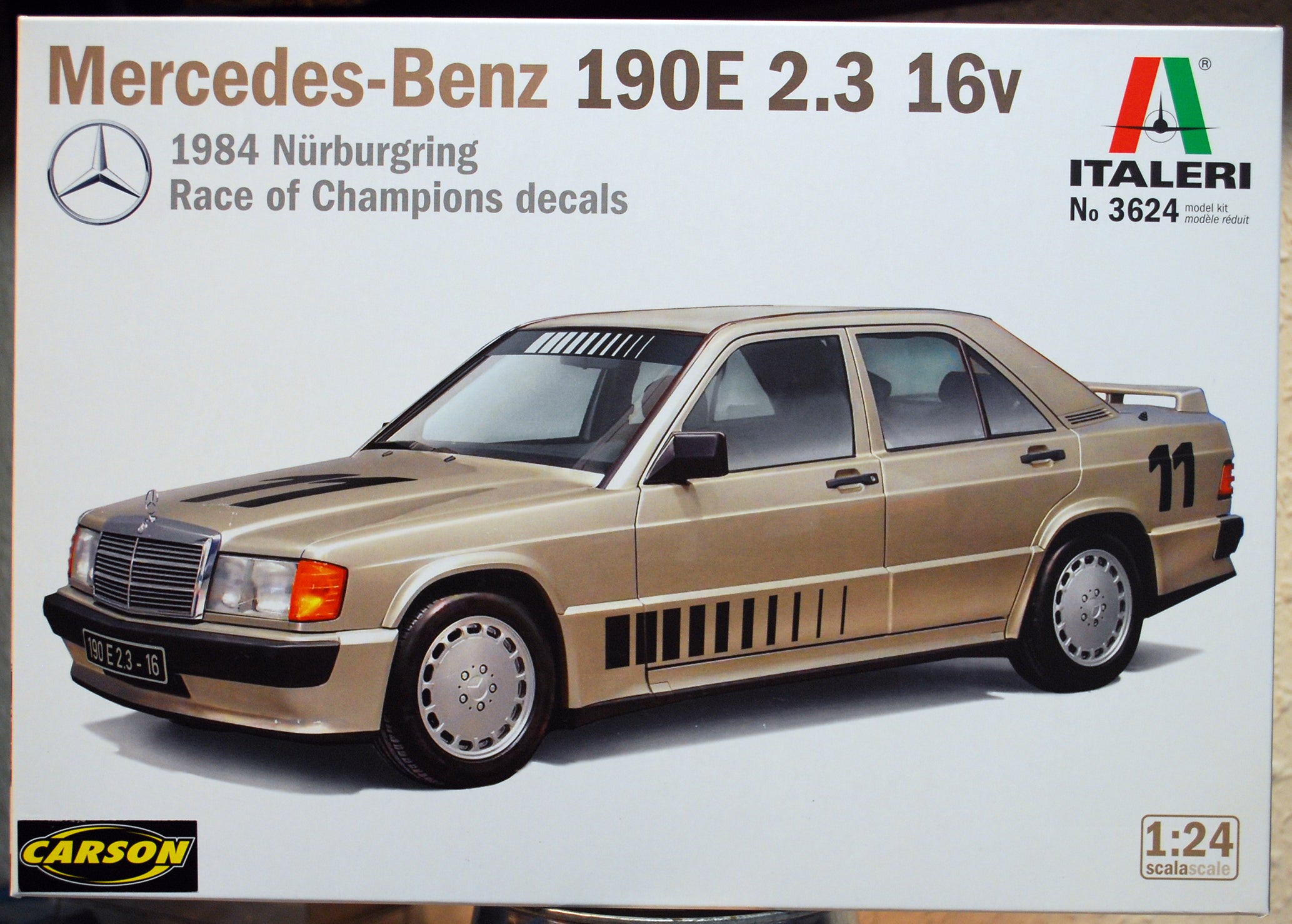 1984 Mercedes Benz 190E 2.3 16V 1:24 Italeri 3624
