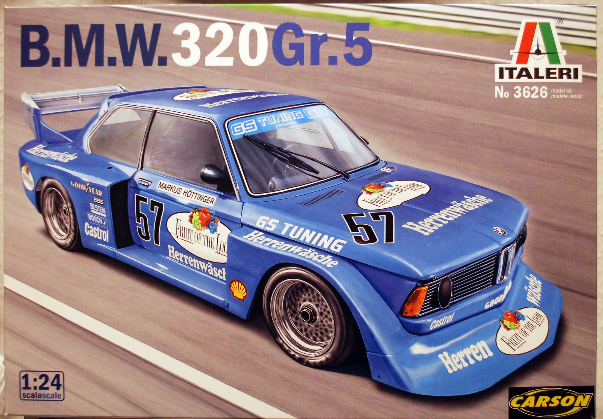 Italeri 3626 1976 BMW 320 i E21 Gruppe 5 1:24