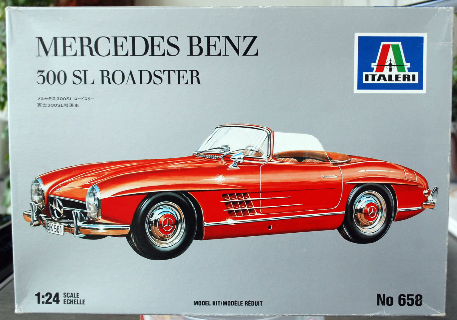 Italeri 658 1957 Mercedes Benz 300 Sl Roadster W198 II 1:24  Bausatz