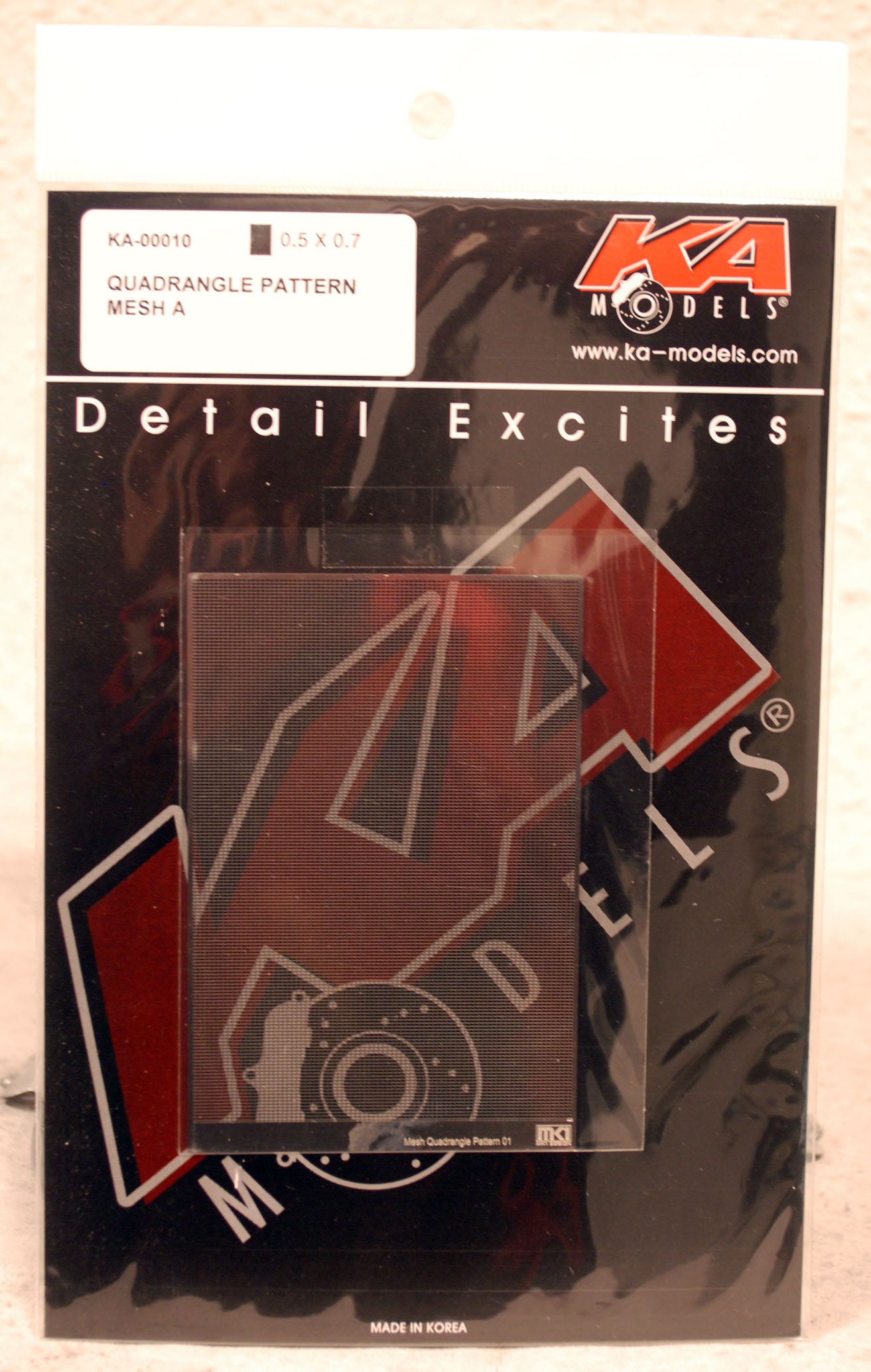KA Models Gitter versch. Muster & Größen Platine fotogeätzt ca. 7,5 x 11 cm
