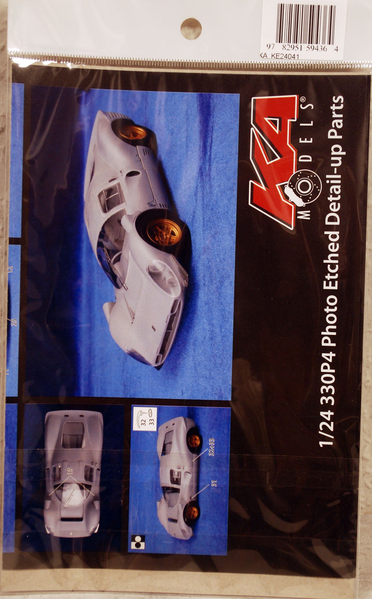 KA Models KE24041 UpGrade PE Set für Fujimi Ferrari 330 P4  1:24