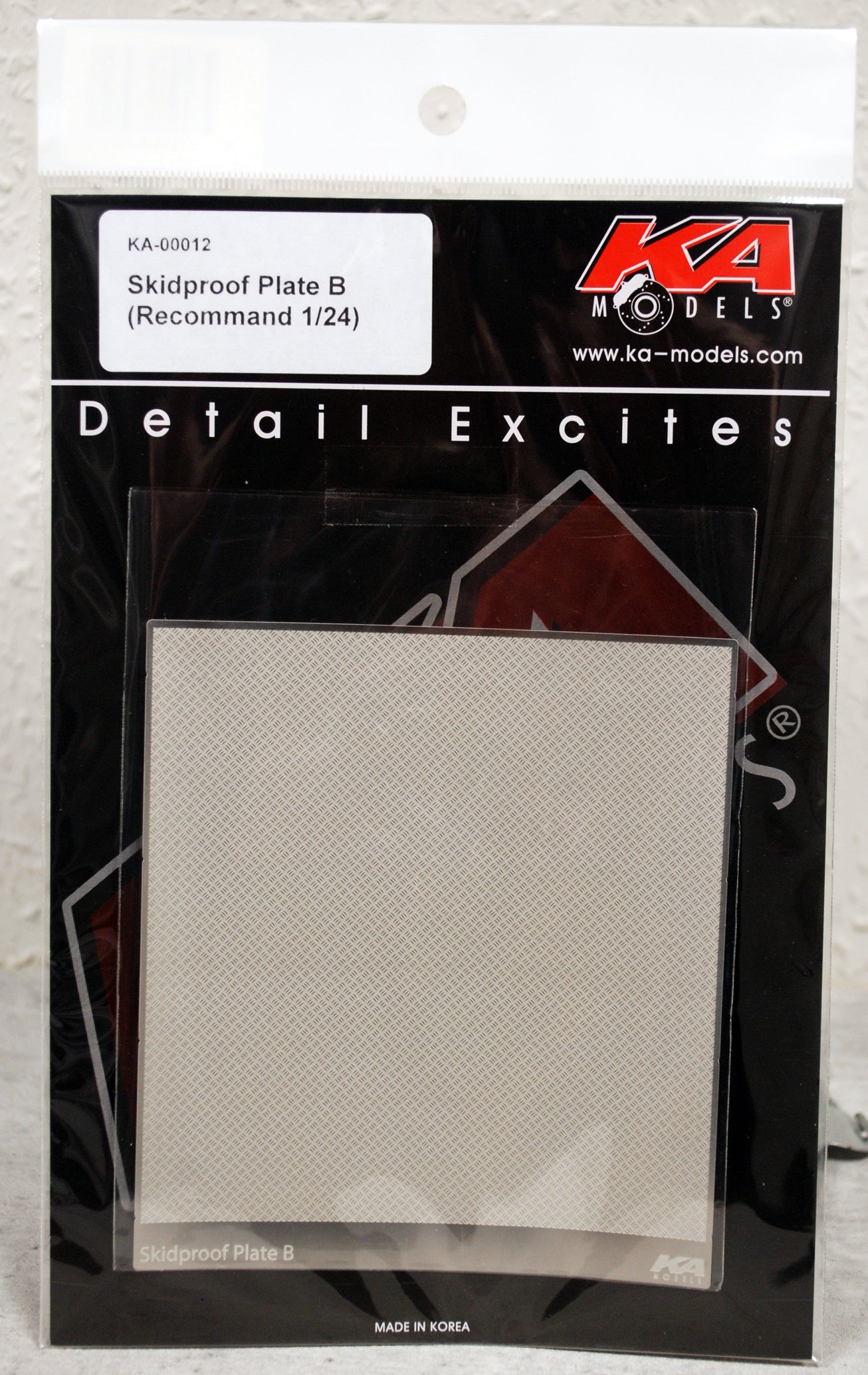 KA Models KA00012 Skidroof Plate B Riffelblech fotogeätzt Double Diamond 1:24