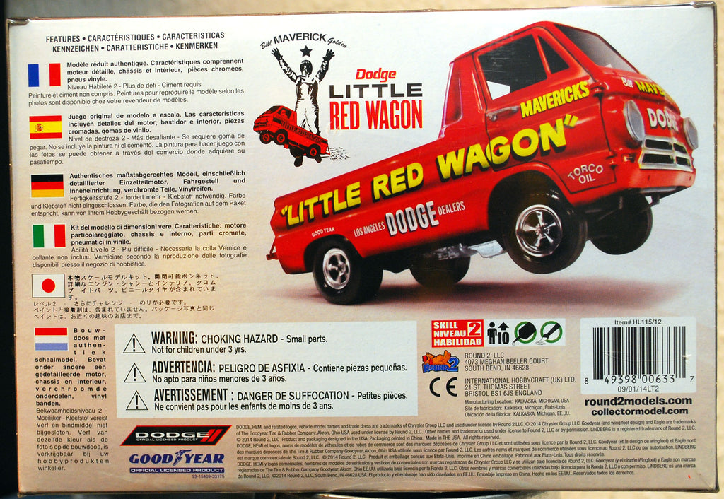 1965 Dodge A 100 Little Red Wagon 2´n1 1:25 Lindberg 115