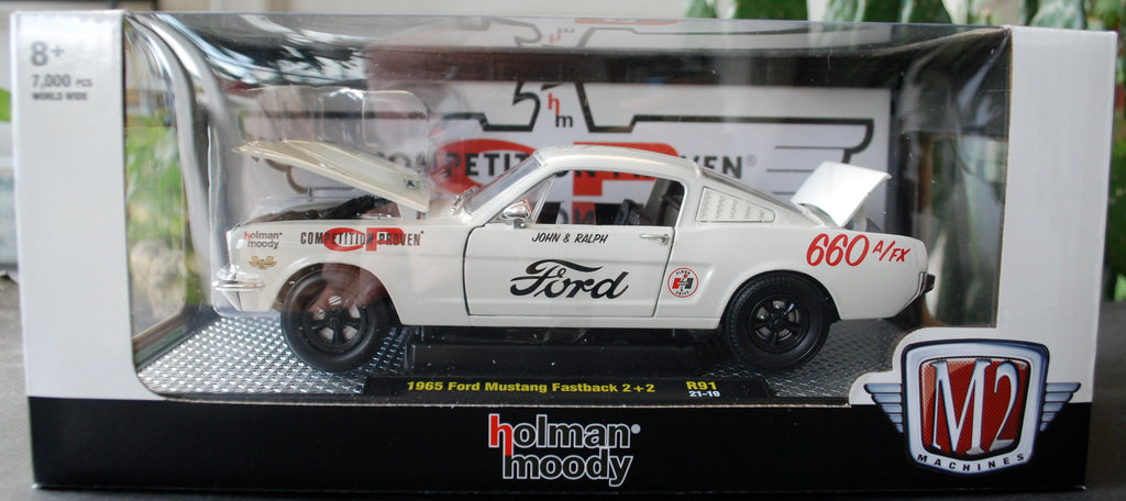 1965 Ford Mustang Fastback 2+2 Holman Moody 1:24 M2Machines 40300