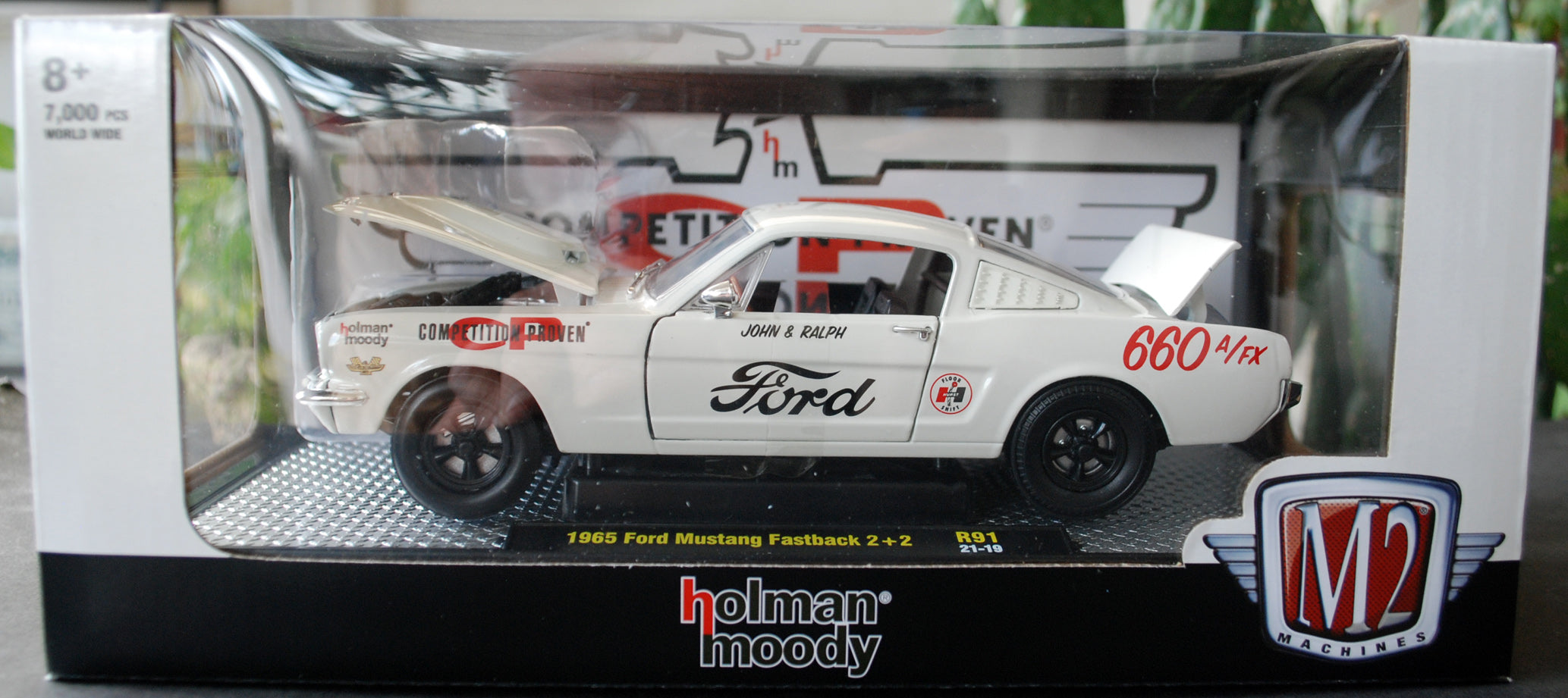 1965 Ford Mustang Fastback 2+2 Holman Moody 1:24 M2Machines 40300