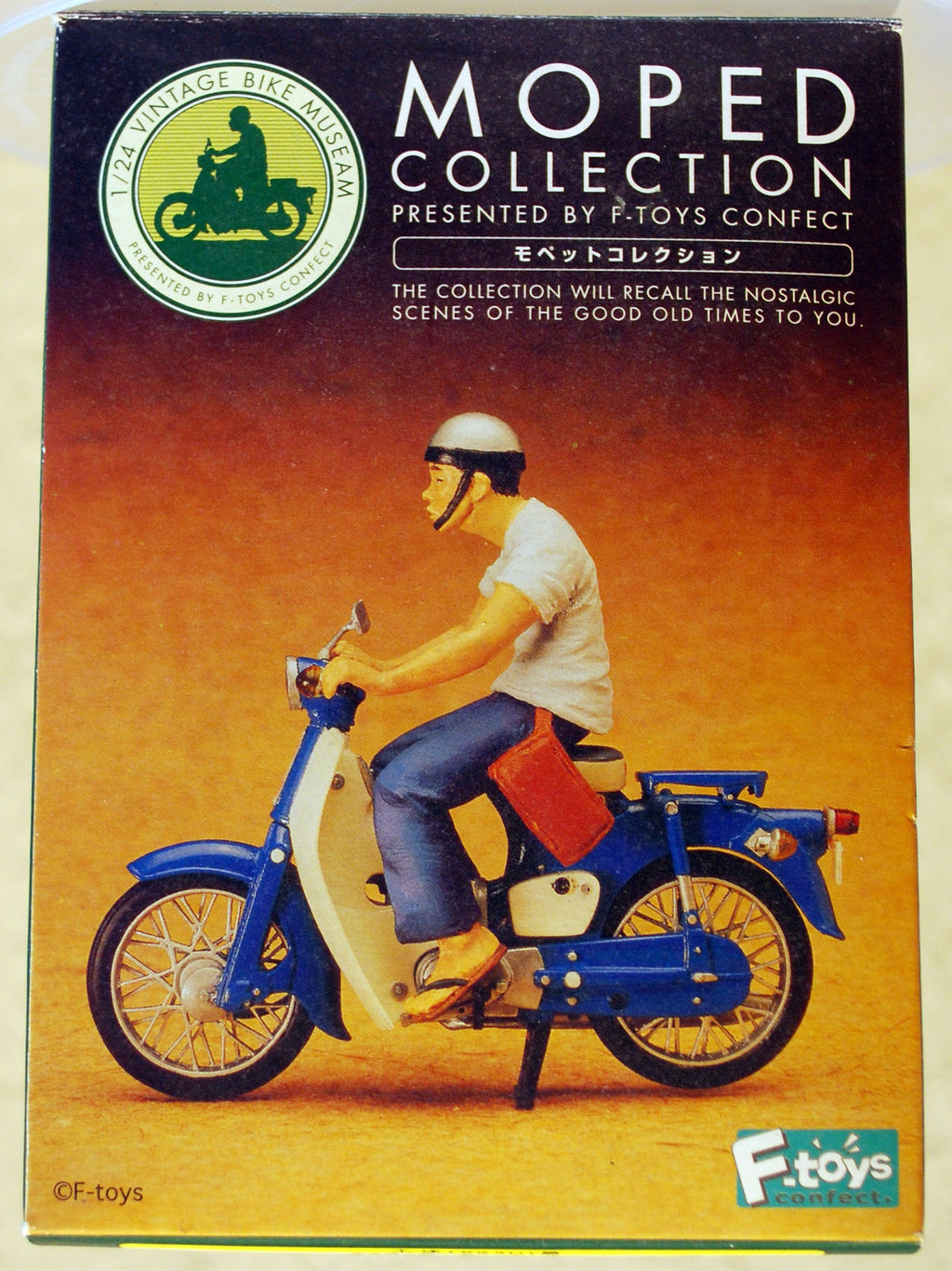 F-Toys 600186 1976 Honda Road Pal mit Figur 1:24 Fertigmodell