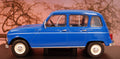 1964 Renault 4 L 1:24 Fabbri / White Box / Hachette
