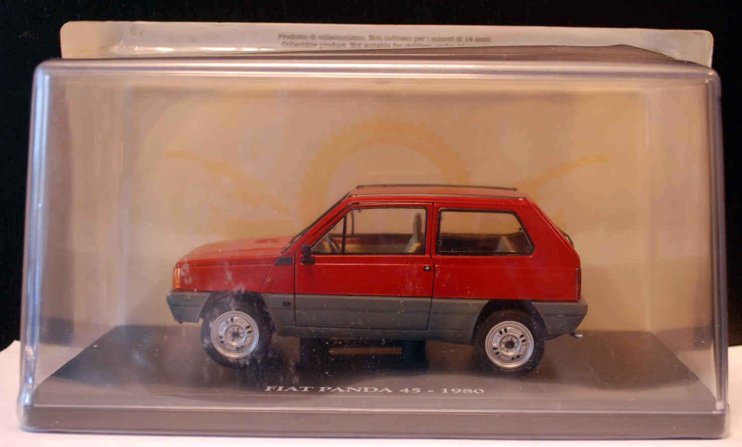 1980 Fiat Panda 45 1:24 Fabbri / White Box / Hachette
