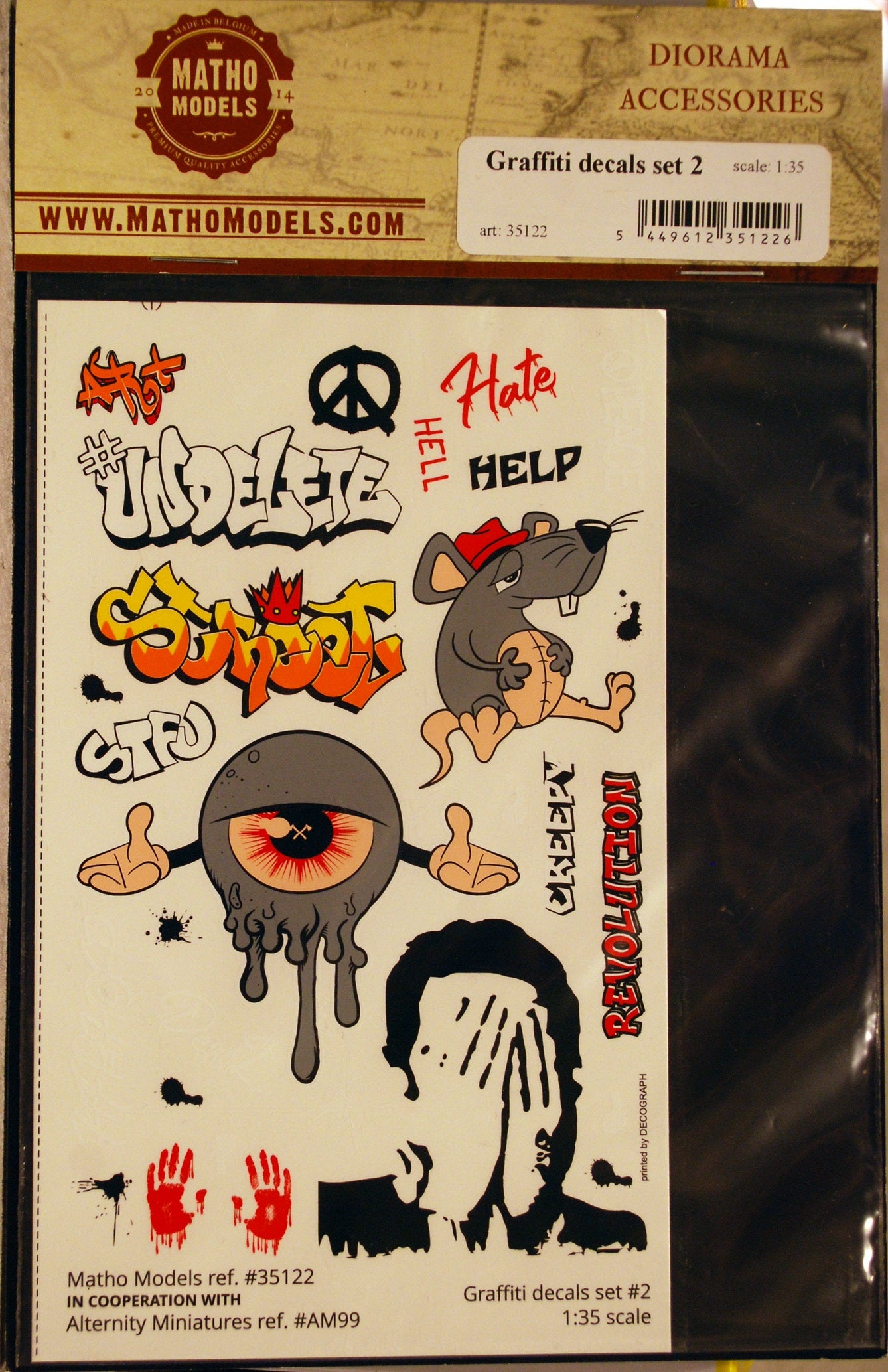 Matho Models 35122 Decals Graffiti Decals Set 2