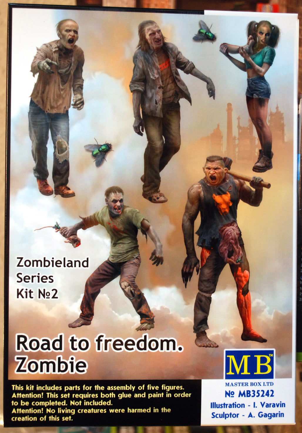 35242 Master Box Zombieland Series  - Road to Freedom Zombie No. 2  1:35