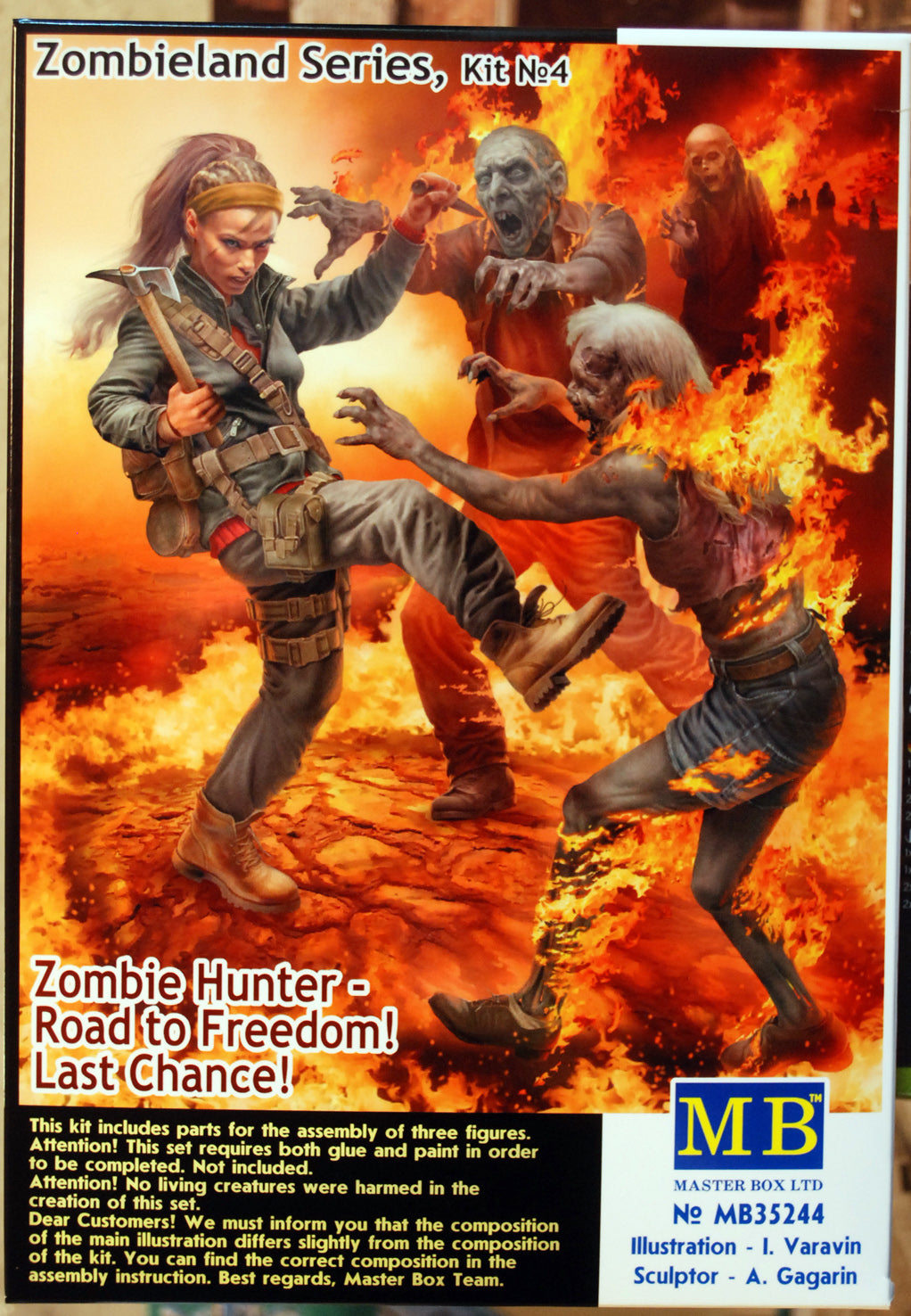 35244 Master Box Zombieland Series Road to Freedom Last Chance No. 4  1:35