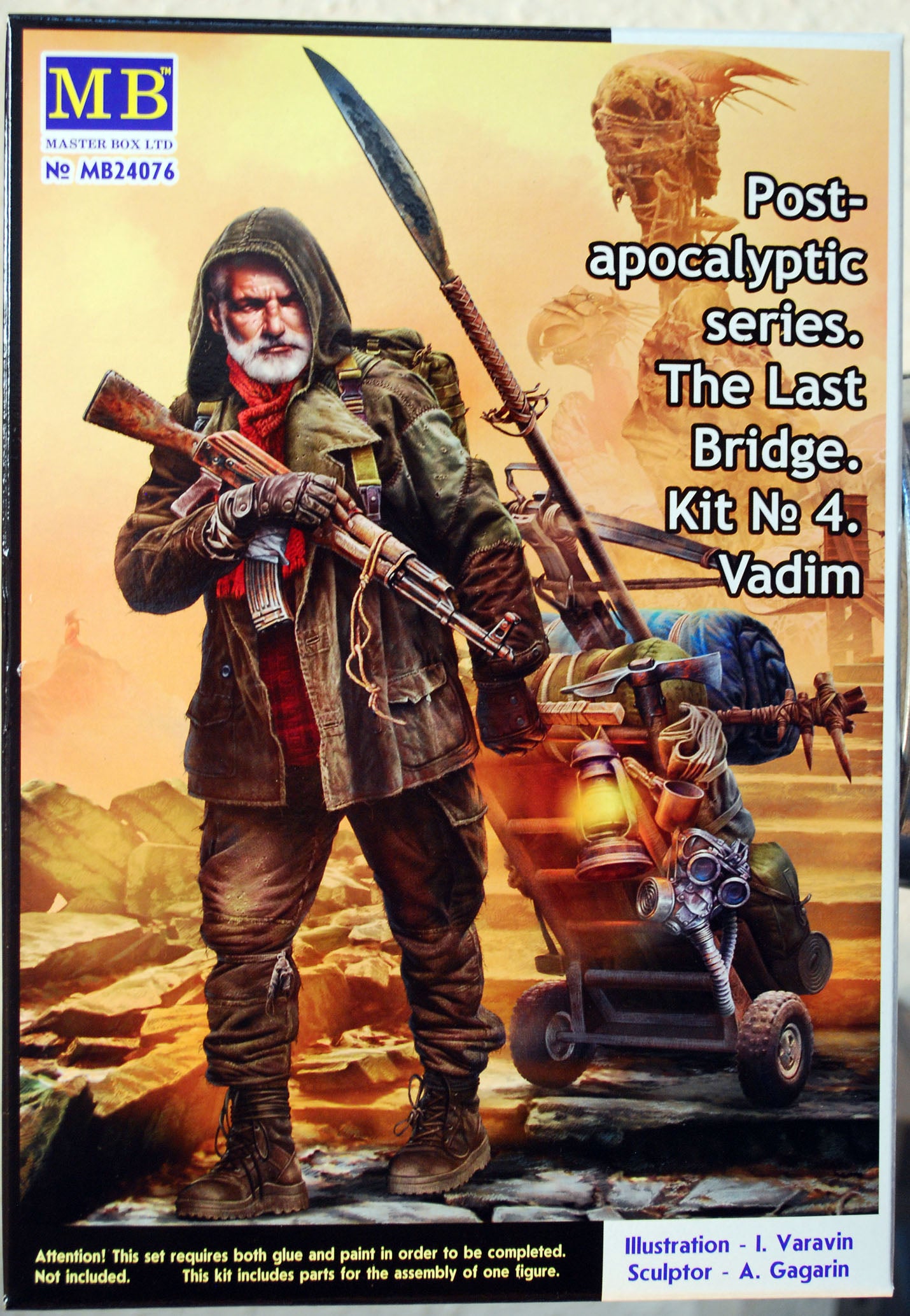 24076 Master Box Post-apocalyptic series The last Bridge Vadim 1:24