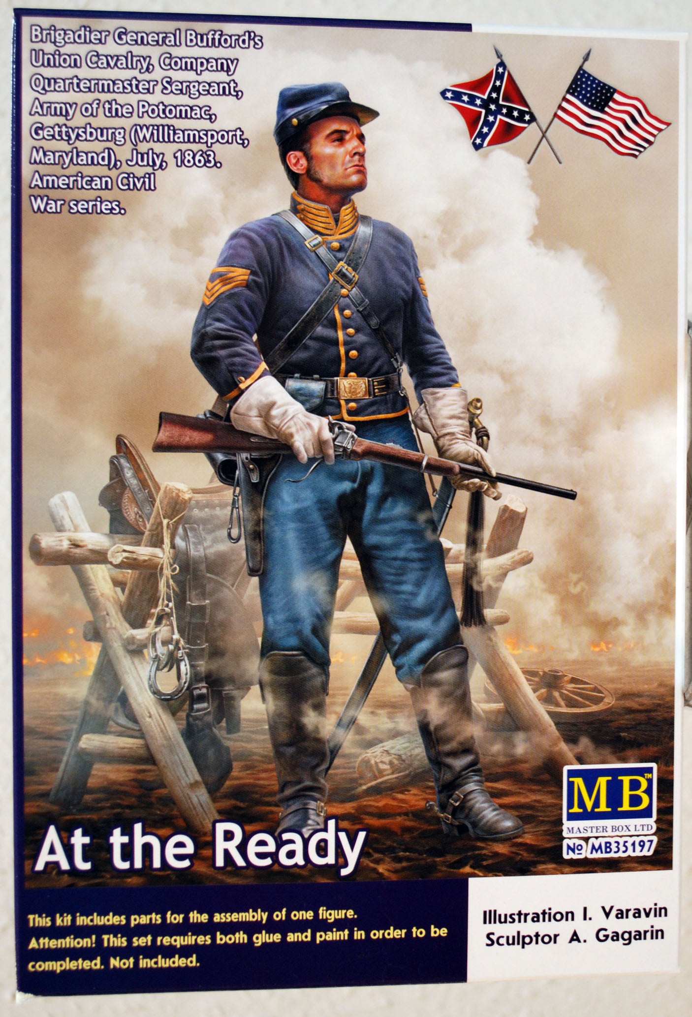 35197 Master Box Civil War Series At the ready 1:35