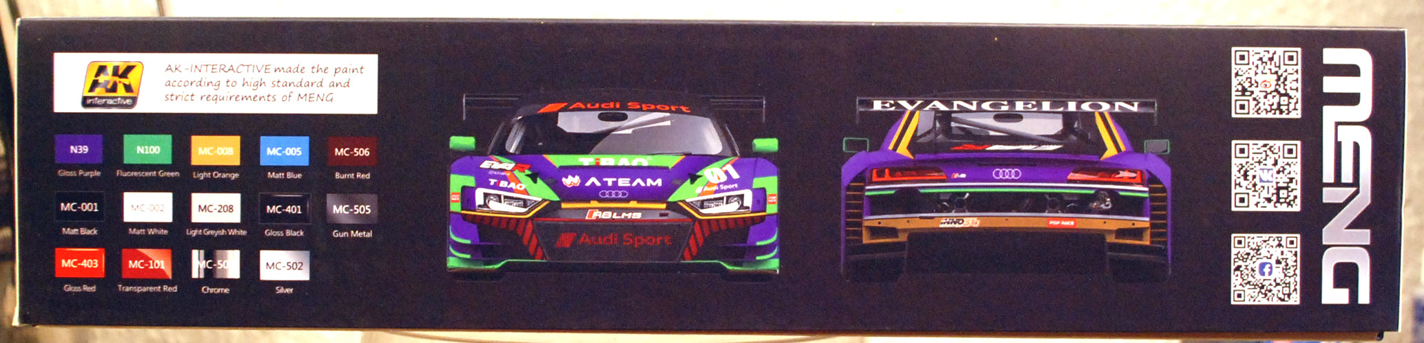 Meng CS008 2020 Audi R8 LMS GT3 Evangelion Racing 1:24