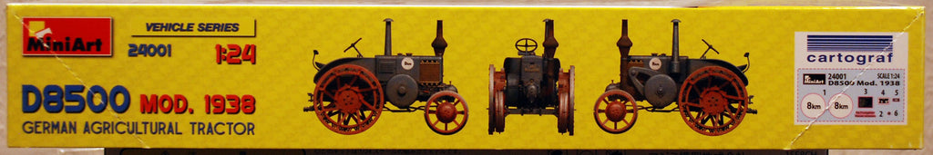 Mini Art 24001 1938 Lanz Bulldog D8500 Trecker Traktor 1:24 neu 2023