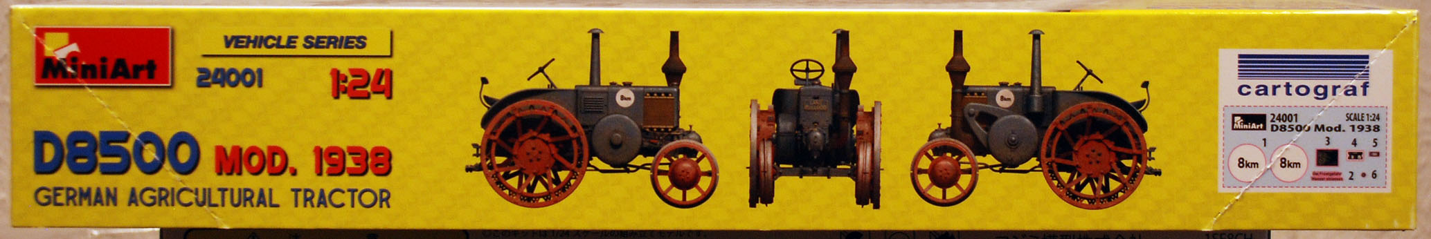 Mini Art 24001 1938 Lanz Bulldog D8500 Trecker Traktor 1:24 neu 2023