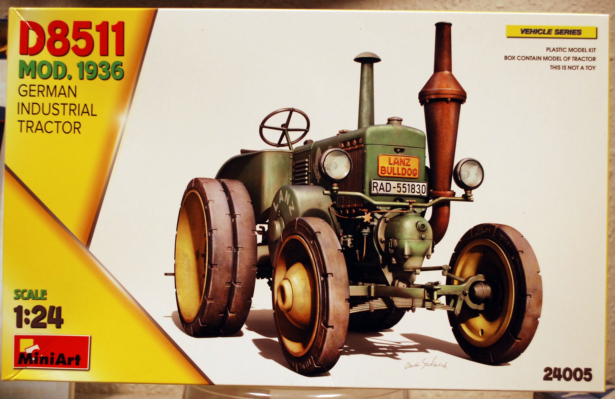 Mini Art 24005 1936 Lanz Bulldog D8511 Trecker Traktor 1:24 neu 2023
