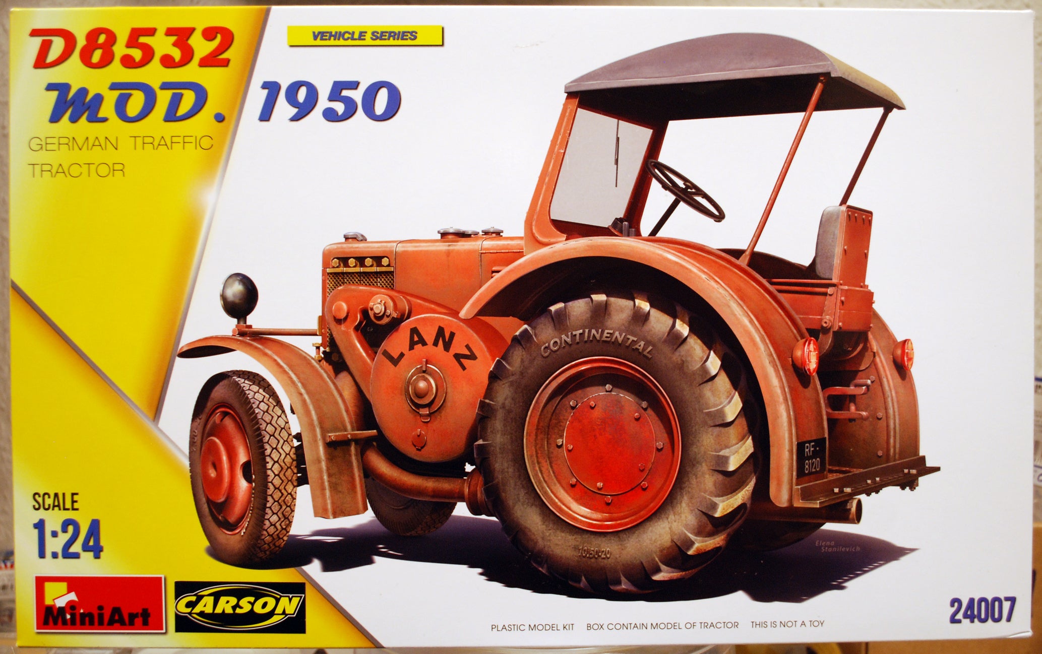Mini Art 24007 1950 Lanz Bulldog D8532 Trecker Traktor 1:24 neu 2023