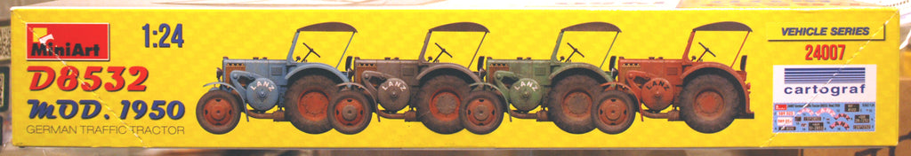 Mini Art 24007 1950 Lanz Bulldog D8532 Trecker Traktor 1:24 neu 2023