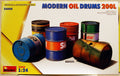 Mini Art 24008 Modern Oil Drums Moderne Ölfässer 200 L 1:24 Bausatz Kit