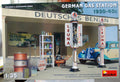 Mini Art 35598 German Gas Station Deutsche Tankstelle 1930-40´s 1:35 Bausatz Kit