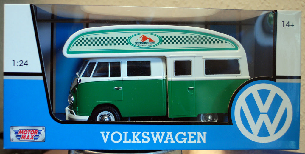 1959 Volkswagen VW T 1 Bulli Doka Camper Van 1:24 Motor Max 79592