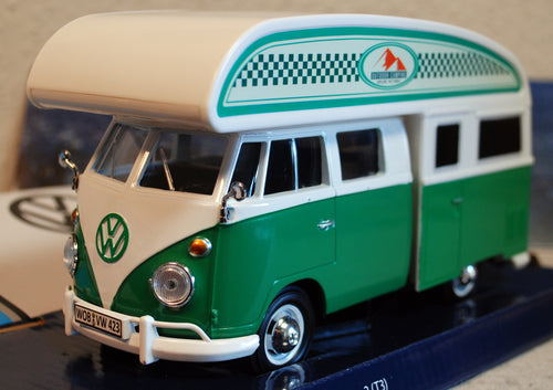 1959 Volkswagen VW T 1 Bulli Doka Camper Van 1:24 Motor Max 79592