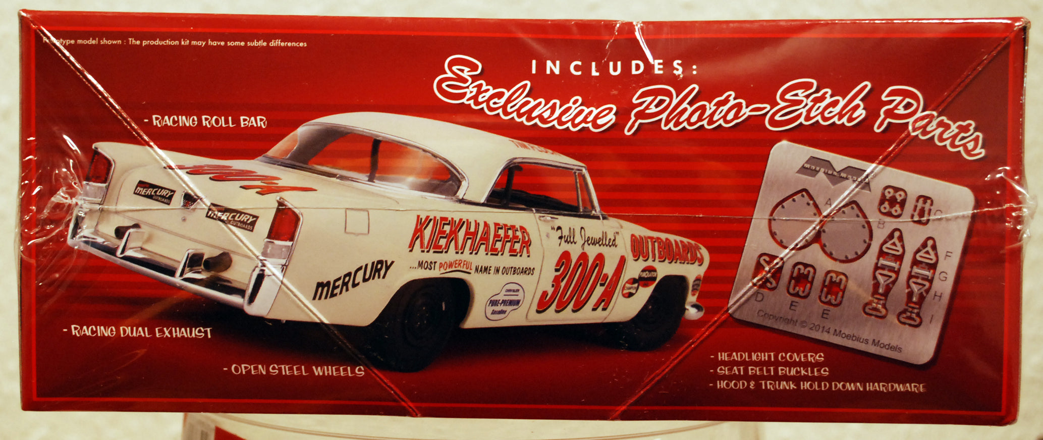 Moebius 1212 1956 Chrysler 300 B Tim Flock 1:25