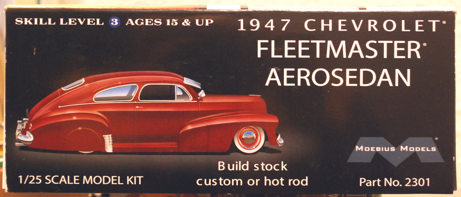 Moebius 2301 1947-48-49 Chevrolet Fleetmaster Aerosedan 1:25 wieder neu 2025