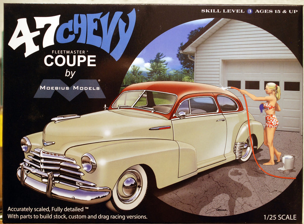 Moebius 2302 1947-48-49 Chevrolet Fleetmaster Coupe 1:25 wieder neu 2025