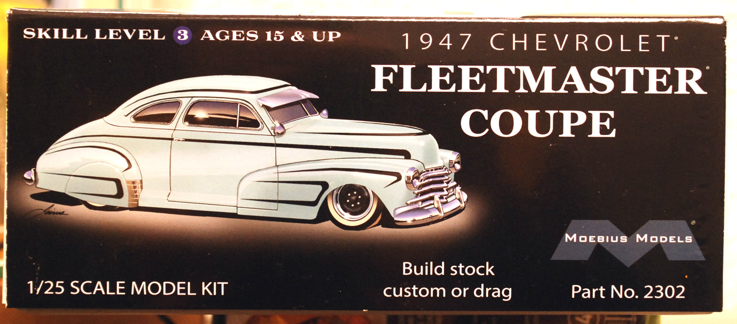 Moebius 2302 1947-48-49 Chevrolet Fleetmaster Coupe 1:25 wieder neu 2025