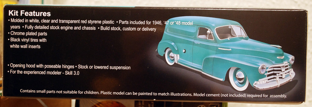Moebius 2303 1947-48-49 Chevrolet Fleetmaster Sedan Delivery 1:25 wieder neu 2025
