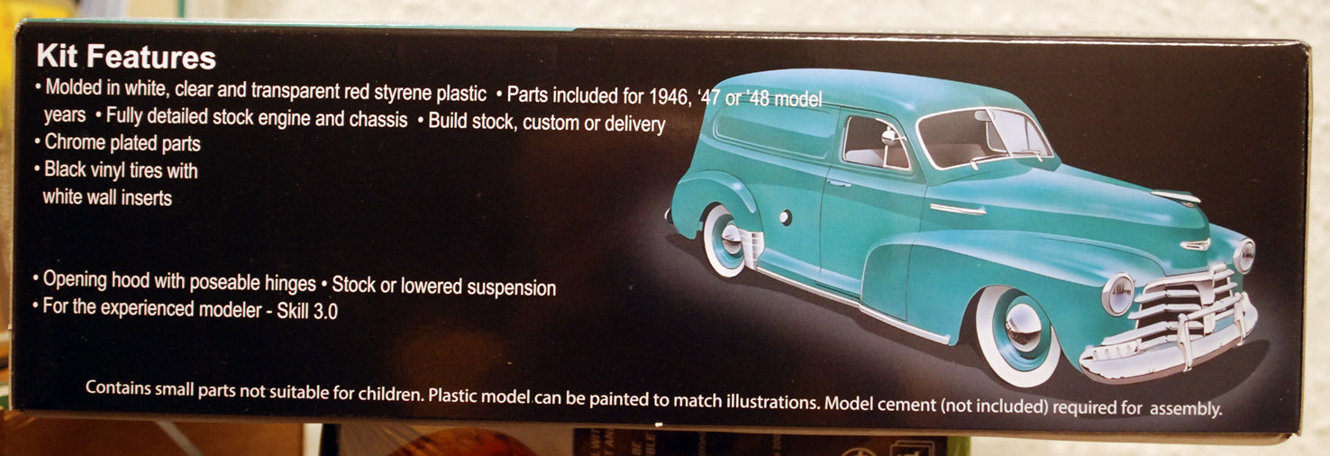 Moebius 2303 1947-48-49 Chevrolet Fleetmaster Sedan Delivery 1:25 wieder neu 2025
